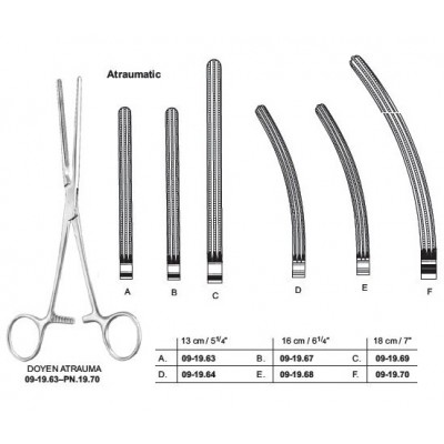 DOYEN ATRAUMA Intestinal Clamp Forceps